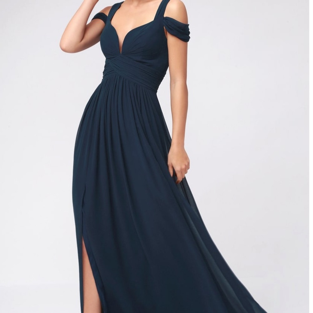 Lulu’s ocean of elegance maxi dress